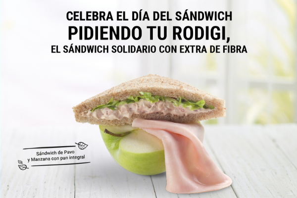 DIGI y Rodilla se unen para crear el sándwich solidario 